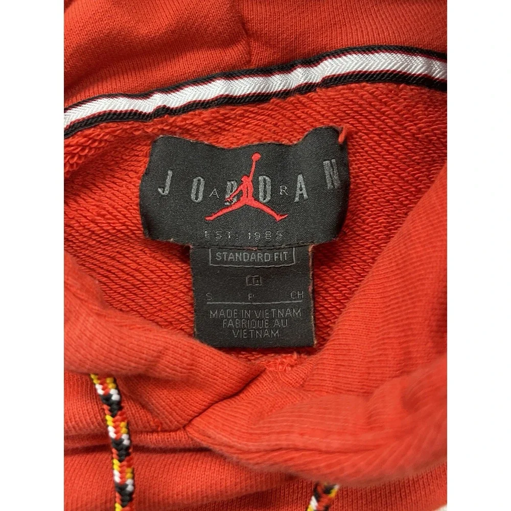 Jordan Sport DNA Pullover Hoodie Red Yellow Black Colorblock Mens S AT9981-712‎